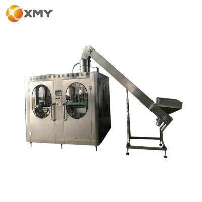 China Beverage Glass Bottle CSD Carbonated Soft Drink Beverage Filling Botling Machine / Monoblock / Production Line for sale