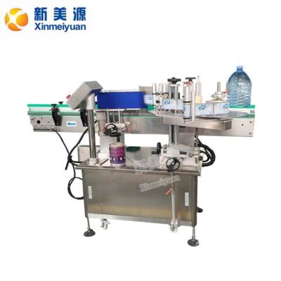 China Automatic Beverage Water Bottle 2 Side Sticker Labeling Machine for sale