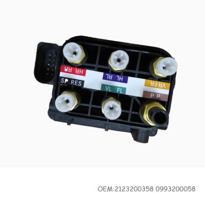 China 2123200358 0993200058 Air Suspension Valve Block For Mercedes - Benz W212 W222 Air Pump Valve for sale