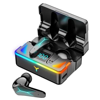 China In-ear X7 Earphone Gaming Stereo Sport True LED Display RGB Breathing Lightweight Headphone earbud tws X7 Wireless Earphone for sale