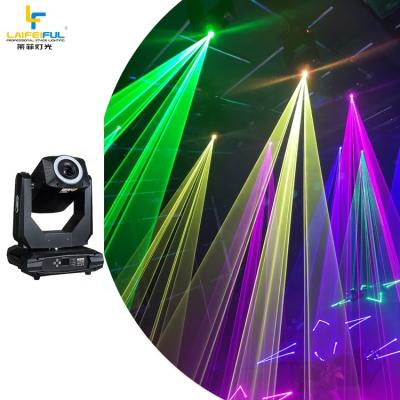 China Best LANDSCAPE Stage Head Laser 12W RGB Laser Light Map Animation Moving Laser Light for sale