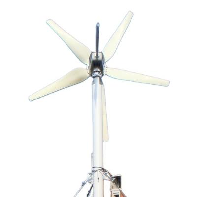 China Wholesale New Materials Aluminum Alloy 400W Rated Power Small House Primary Wind Turbine Companies 1670x540x290 for sale