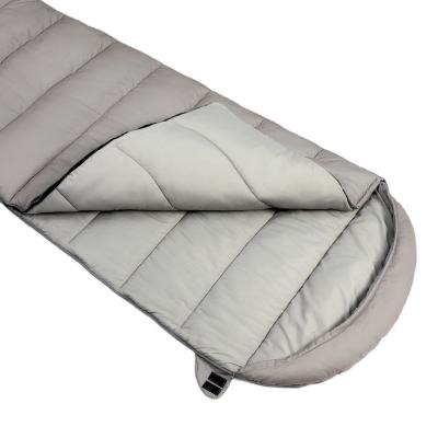 China Outdoor camping sleeping bag + comforter + cushion adult increased width four season thickening general winter cold protection for sale