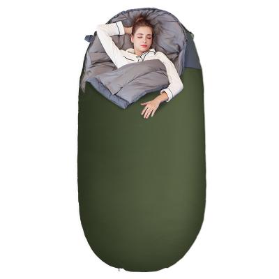 China Sleeping bag + comforter + cushion adult outdoor camping adult summer slightly thickened simple indoor travel to keep warm and cold for sale