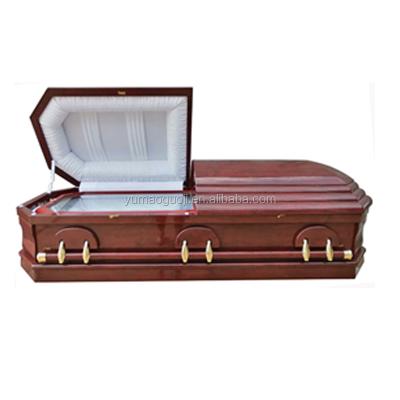 China European antique style coffin coffin adult burial application cheap wooden caskets and coffins for sale