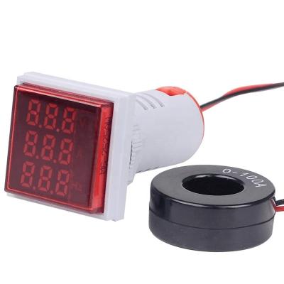 China ABS AD16-22FVAH 22mm 3 In 1 Volt Amper Hertz Indicator Light for sale