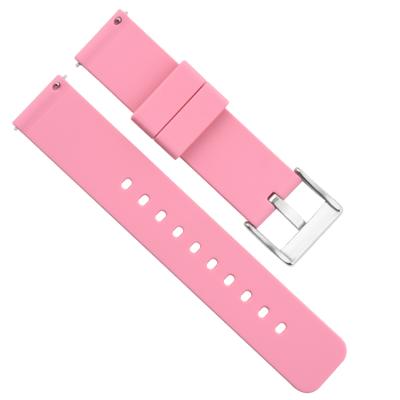 China Rubber Girls Watch Silicon Bands Designer Silicone Watch Bands Silicone Strap 20mm for sale