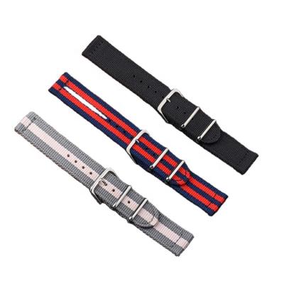 China Wholesale Fabric 2 Piece Sports Watch Bands Replacement Strap Nylon Watch Strap for sale