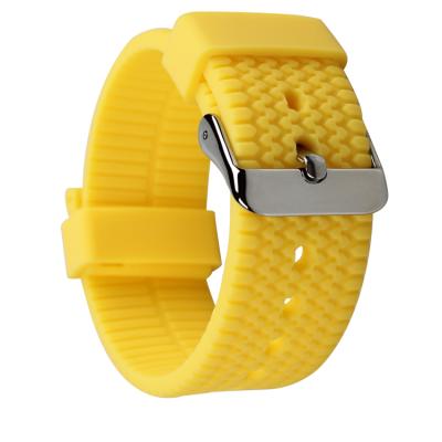 China Fashion Watch Band 20mm Silicone Watch Band Smart Watch Band Rubber Strap for sale