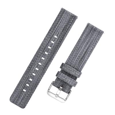 China Multi Fabric 22mm Color Quick Release Canvas Watch Band Strap for sale