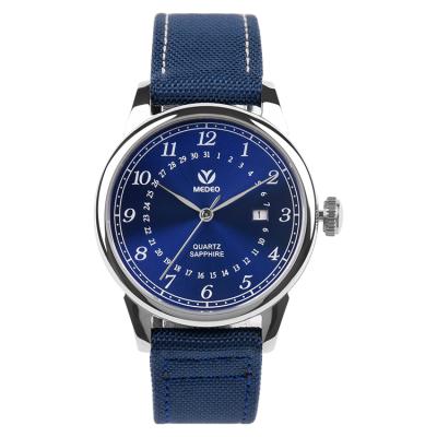 China Genuine Leather Watch Logo Watch Custom Made Automatic Date Fashion Quartz Watch for sale