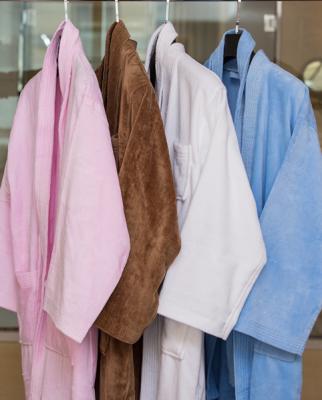 China Wholesale QUICK DRY Custom Hotel Women's 100% Five Star Cotton Terry Bathrobe Bathrobes for sale