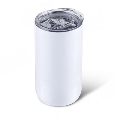 China 12oz Sustainable Stainless Steel 4 in 1 White Box Cooler Sublimation Blanks Coffee Mug and Can Cooler for sale