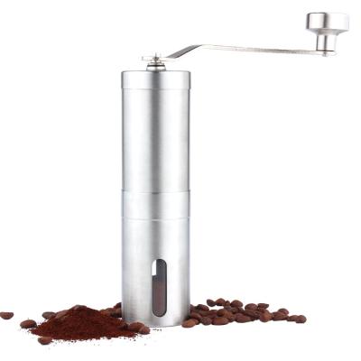 China Car Manual Coffee Grinder Stainless Steel Hand Crank Ceramic Coffee Grinder Portable Manual Grinder Coffee Grinder for sale