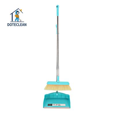 China 011 Latest Style High Quality Durable Material Quick Tooth Stick Broom And Dustpan Set Eco - Friendly for sale