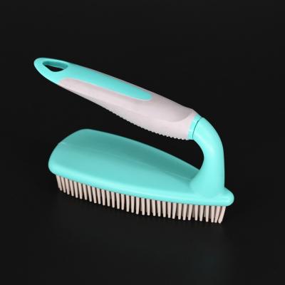 China Table Viable Kitchen Brush Laundry Silicone TPR Tools Dish Wash Scrubber Cleaning Brush For Household Cleaning Brush for sale