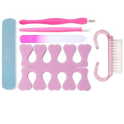 China 2021 eco-friendly high quality durable finger manicure and pedicure sets for sale for sale