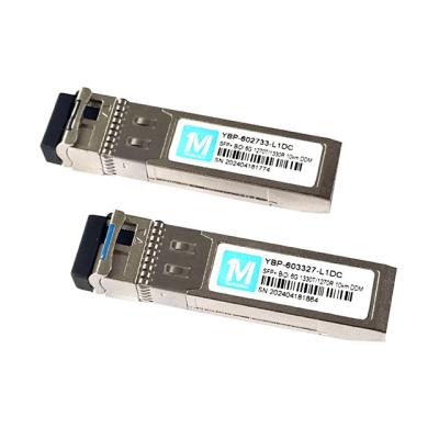 China Single Mode Fiber 6G SFP BIDI 10km 1270nm/1330nm WDM LC Connector DDM Optical Transceiver with Speed Data Transmission for sale