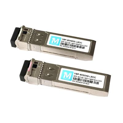 China 6G SFP BIDI 80km 1490nm/1550nm WDM LC Connector DDM Optical Transceiver with Speed Fiber Optic Networking for sale