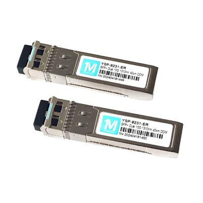 China 10G SFP Duplex LC DDM SMF 10GB Optical Module Singlemode SFP Module Data Rate 10Gbps Time 3 years LC 1310nm Duplex 40km for sale