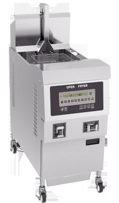 China Quick Heating 304SUS 13.5kw Auto Lift Advanced Technology Electric Commercial Chips Open Fryer for sale