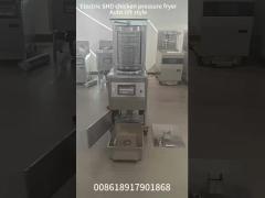 6HD Electric 12KW 380V 28L 6 Fry Tray Big Productivity Round Broaster Chicken Pressure Fryer