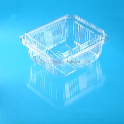 China Eco - Friendly Disposable Plastic Fresh Vegetables , Mushroom Packing Box for sale