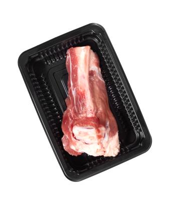 China Custom Agriculture Blister PP Plastic Packaging Freezer Proof Disposable Color Fish Display Meat Fresh-Keeping Packing Tray for sale