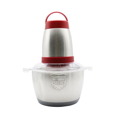 China High Efficiency Home Kitchen 2l 3l Food Meat Chopper Mini Stainless Steel Electric Meat Multifunctional Automatic Vegetable Grinder Sale Price for sale