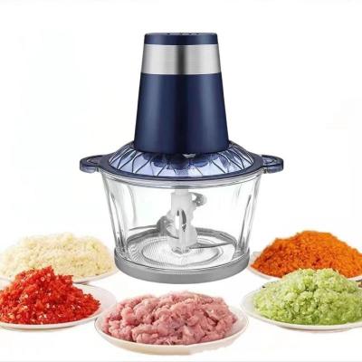 China High Efficiency Chopper 3 Speeds Multifunctional Electric Stainless Steel Electric Food Processor Chopper Automatic Mincing Machine Quiet for sale