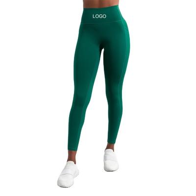 China Breathable Bare Feeling Buttery Soft No Toe Women Yoga Leggings High Waist Workout Gym Fitness Gaiters Camel for sale