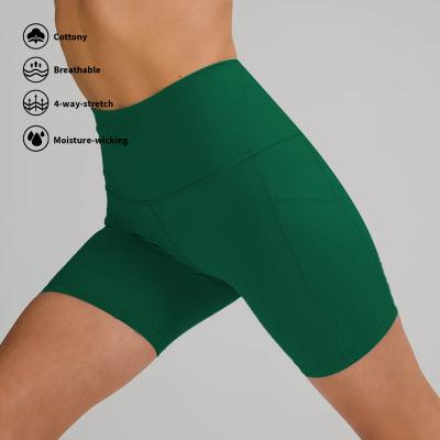 China 2022 New Arrived Breathable High Quality Custom Yoga Clothing Gym Women Sports Shorts Fitness Shorts With Custom Logo for sale