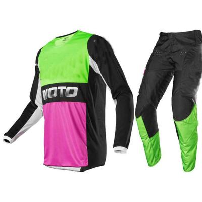 China Fashion Racing Sensitive 180 360 Speed ​​Set Cable Air Jersey Breathable Motocross Pants Mountain Bike Offroad Mens Kits Motorcycle Sweat Suit for sale