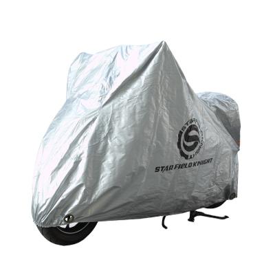 China Warterproof.UV Defense.snow Protection SFK Motorcycle Cover Motorbike Scooter Heavy Duty Silver Waterproof UV Raincoat Dustproof PP Rain Cover XXXL for sale