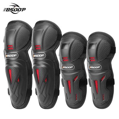 China Stretchable KNEE and Elbow Protectors and Anti Slip Breathable Protective Knee Protector Motorcycle Gear ABS Sports Knee Pads Elbow Pads for sale