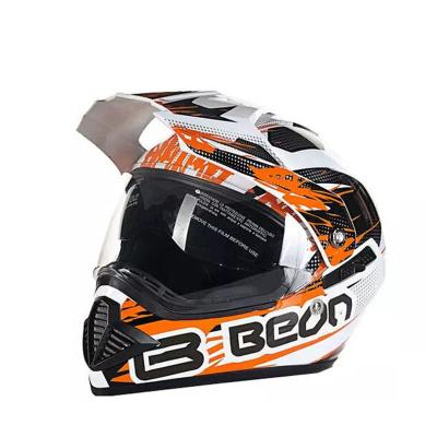 China Professional Motorbike Protector BEON B601 Motocross Helmets With Sun Visor Motocicleta Capacete Casco Motocross Motocross Helmet Capacete for sale