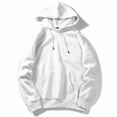 China Custom High Quality Plain White Sweatshirts 280gsm Oversized Blank Hoodies Pullover Anti Shrink For Men for sale