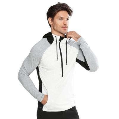 China China Men Athletic Anti-pilling Manufacturer Zipper Men's Slim Fit Sports Pullover Hoodie for sale