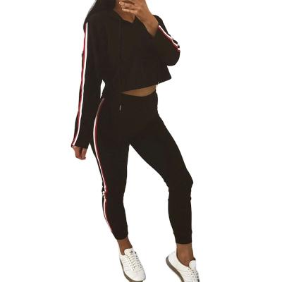 China 2021 new fashon outdoor sportswear suit women's tracksuit antibacterial two-piece set for sale