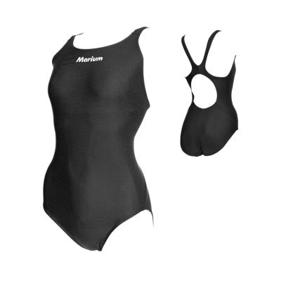 China Breathable OEM Packing Swimwear Women Plain Swimwear Training One Piece Swimsuits for sale