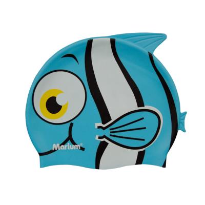 China For Kids Swimming Cap Kids Sports Swimming Cap Custom Fish Nemo Swim Caps Long Hair Use Hats for sale