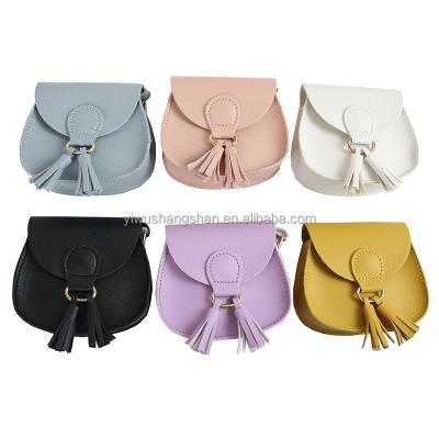 China Fashion Leather Material Trend Bag Portable Children's Messenger Bag Fashion Cute PU Baby Infant Female Messenger Bag for sale