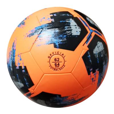 China Custom Training 2022 Logo PVC Leather Indoor Futsal Ball Low Bounce Football Soccer Ball Wholesale 5 Person Soccer Ball 5 for sale