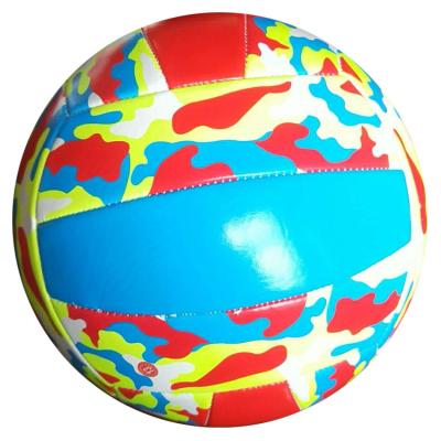 China Lightweight Machine Stitched Size 5 Beach Volley Colorful Ball Inflated Ball PVC Wholesale Volleyball for sale