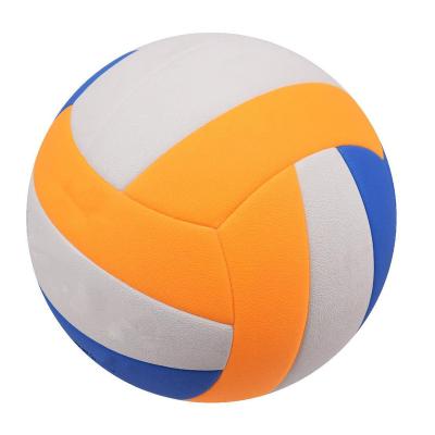 China Lightweight Volley Ball OEM Brand Logo Printed Bright Colorful Volleyball for sale