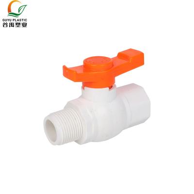 China General Supplier China Ball Valve Plastic Female/Male Custom Color PVC Manufacturer for sale