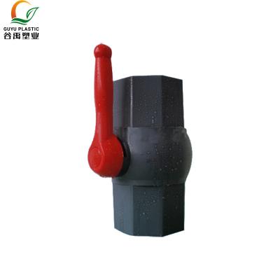 China Genuine General PVC Unions 2 Way Plastic Ball Valve for sale