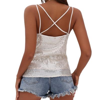 China Casual Sleeveless Vest And Sexy Women Jumper Tank Top European Style QUICK DRY Summer Customization for sale