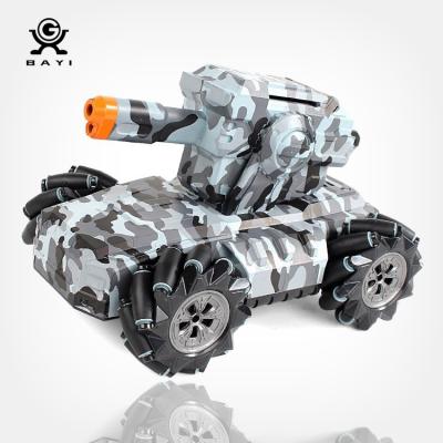 China 2021New Arrival RC Hobby Kids Gifts Toys rc Water Bullet Drift Tank Car Remote Control Shooting Combat Tanks Military Vehicles Toys for sale