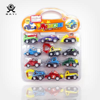 China Kids Mini Toy Cars Truck Pull Back Toy Vehicle Quality Toy Gift Most Popular Good for sale